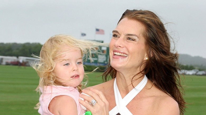 Brooke Shields with daughter Rowan