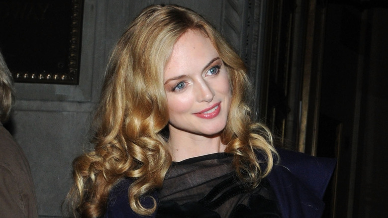 Heather Graham smiling at event