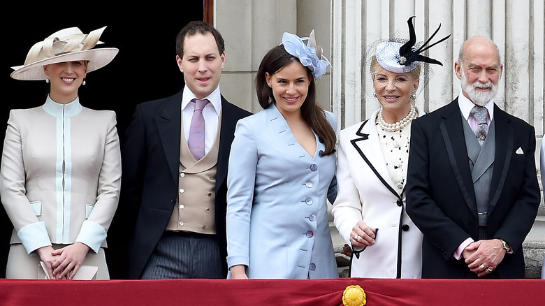 Prince and Princess of Kent with Gabriella, Frederick and wife