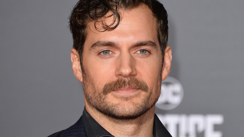 Henry Cavill with a mustache