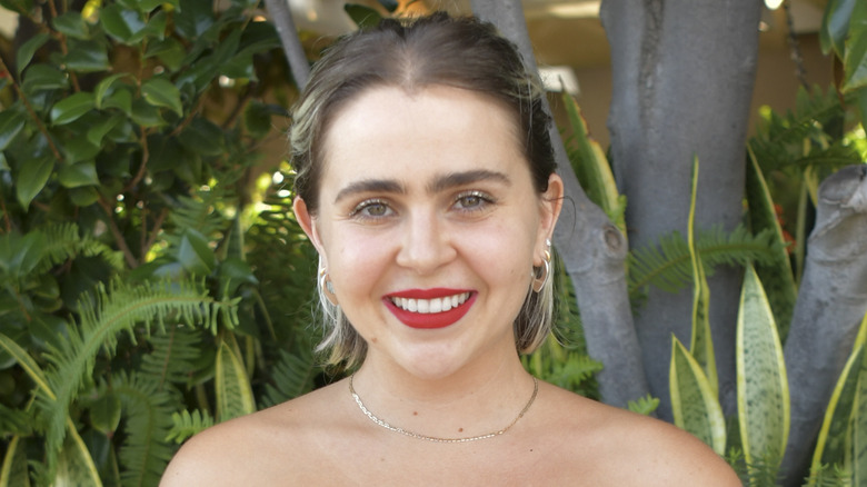 Mae Whitman smiling at camera