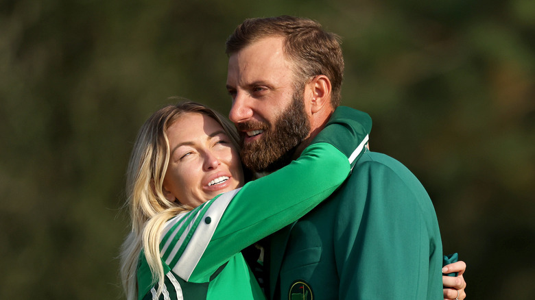 Paulina Gretsky and Dustin Johnson