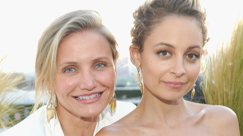 Cameron Diaz and Nicole Richie pose together