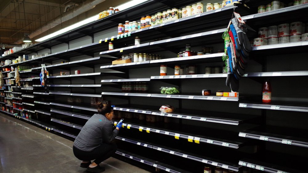 Grocery store aisle