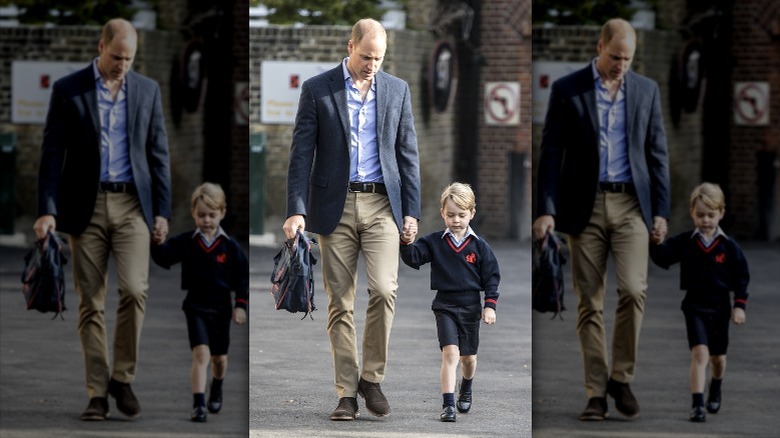 Prince William with Prince George