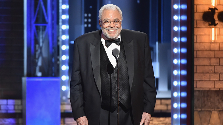 James Earl Jones giving speech