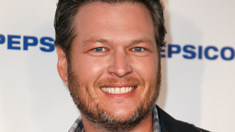 Blake Shelton smiling