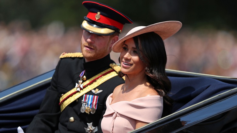 Prince Harry Meghan Markle Trooping of the Colour