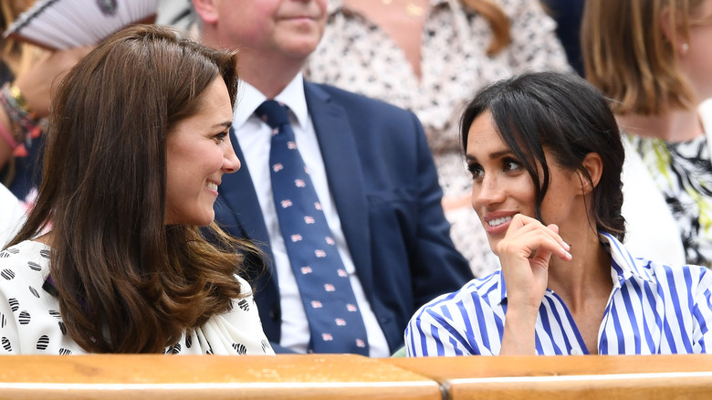 Kate Middleton Meghan Markle Wimbledon Championships