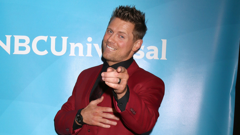 The Miz on the red carpet.