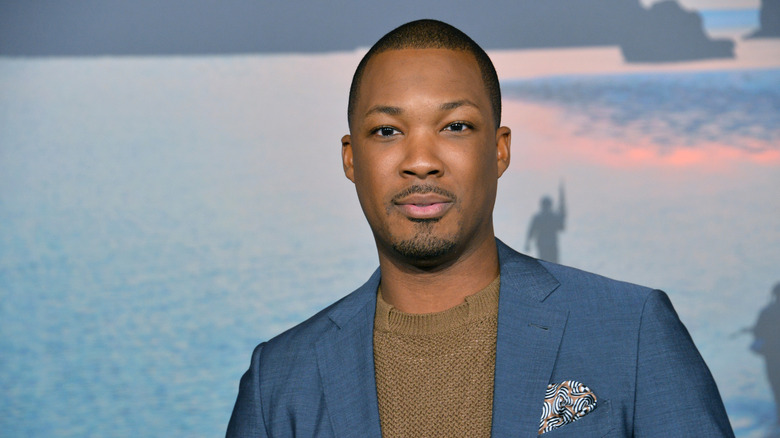 Corey Hawkins posing