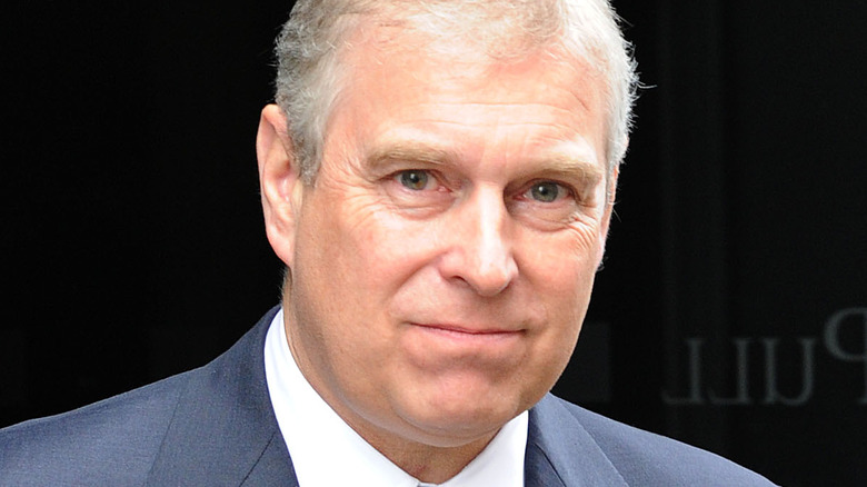 Prince Andrew attending an event