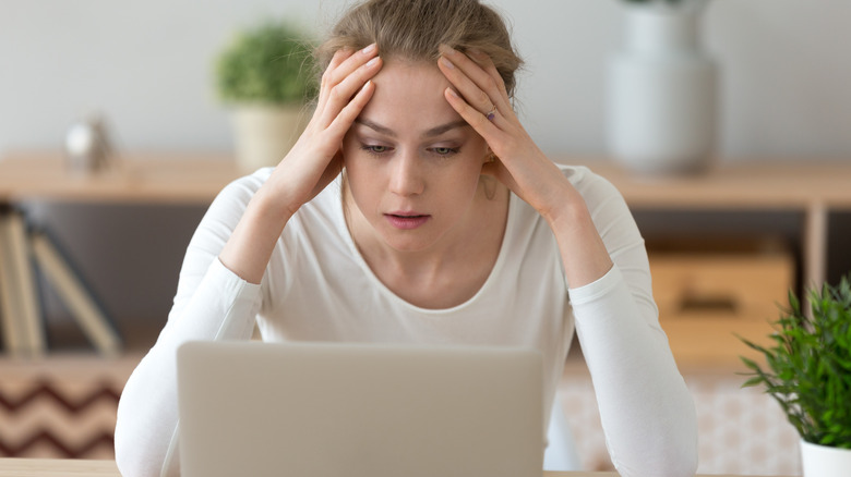 women at a computer