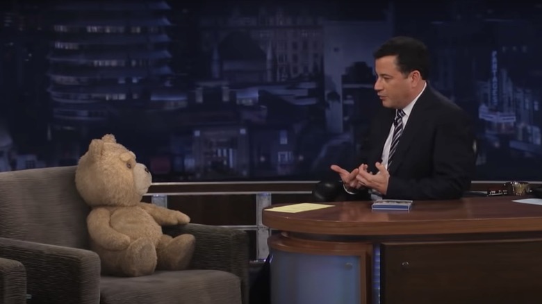 Jimmy Kimmel interviewing Ted