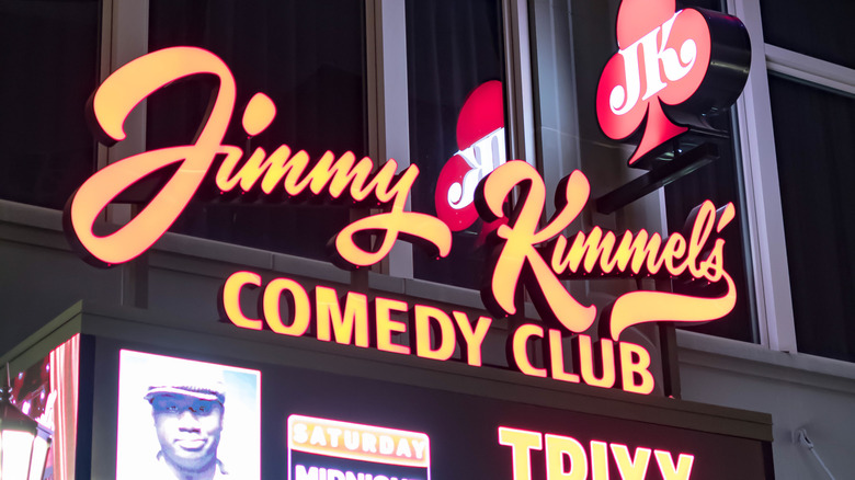 Jimmy Kimmel's Comedy Club sign