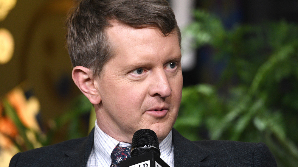 Ken Jennings speaks at an event