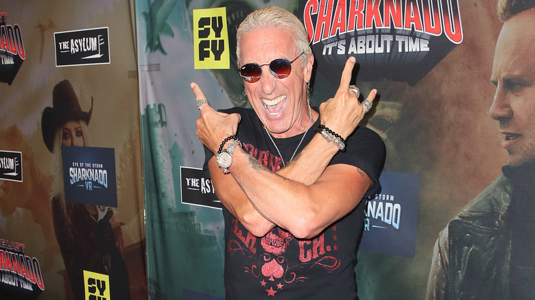 Dee Snider posing with his arms crossed