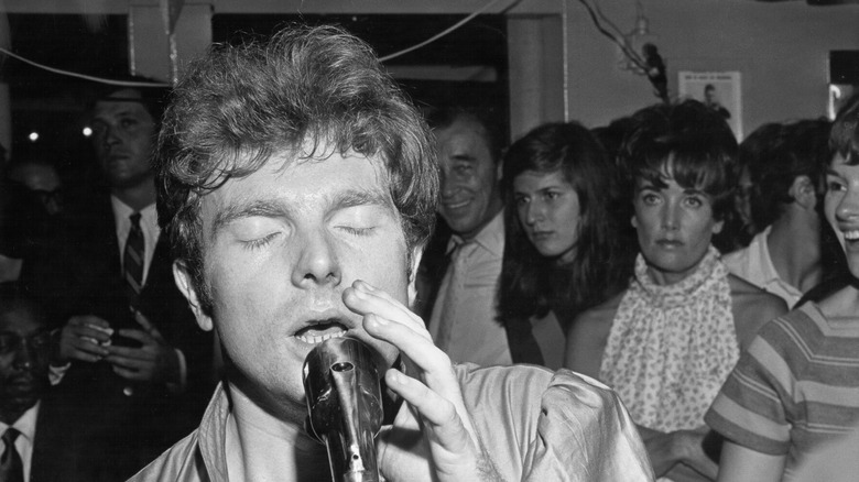 Young Van Morrison performing 