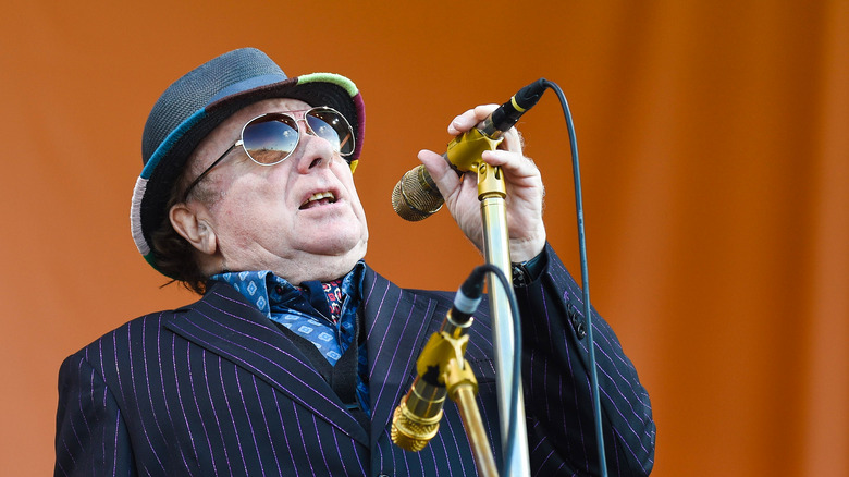 Van Morrison performing 