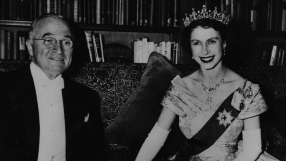 Queen Elizabeth with Harry Truman