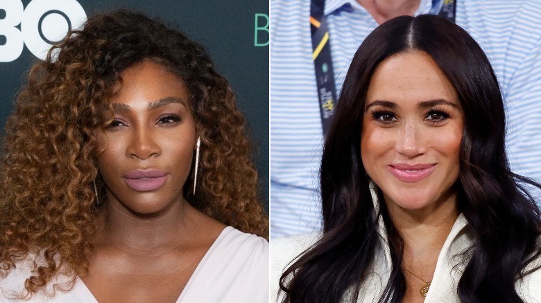 Meghan Markle and Serena Williams attend events