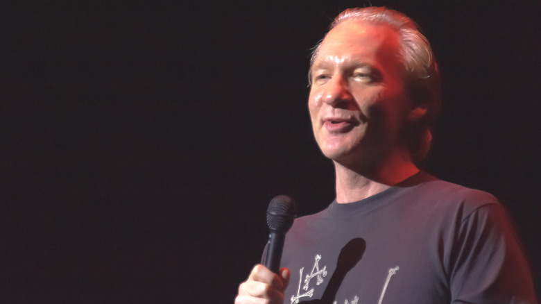 Bill Maher performing on stage 