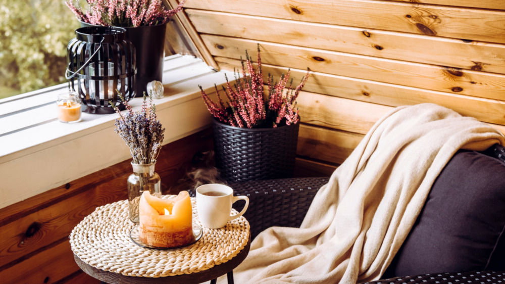 Tea set out on a table