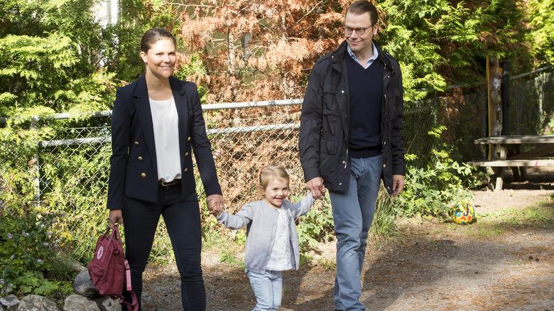 Princess Victoria, Prince Daniel, and Estelle