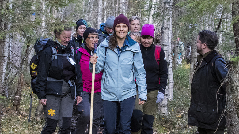 Princess Victoria hiking