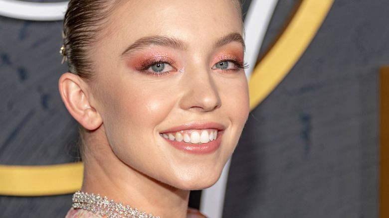 Close-up of Sydney Sweeney of Euphoria