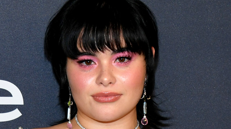 Close-up of Barbie Ferreira of Euphoria