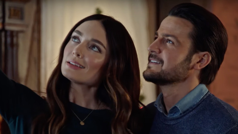 Mallory Jansen and Tyler Hynes starring in On the 12th Date of Christmas