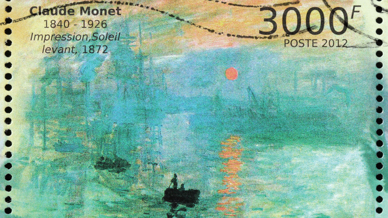 Impression, Sunrise Monet postcard