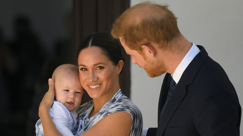 Harry, Meghan and Archie 