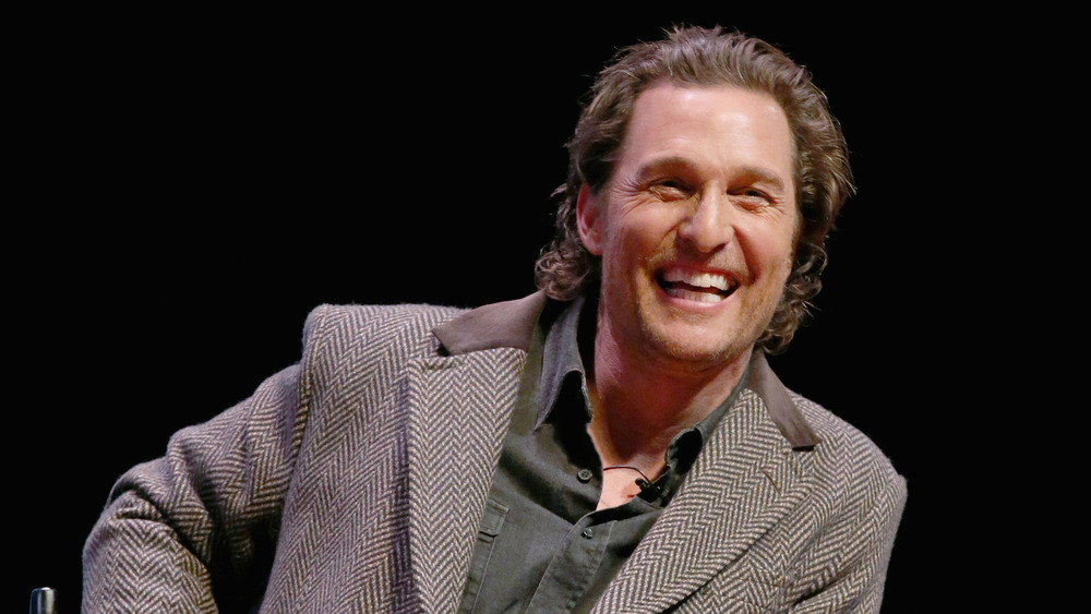 Matthew McConaughey in tweed jacket