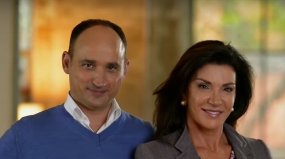 David Visentin and Hilary Farr in an HGTV promo