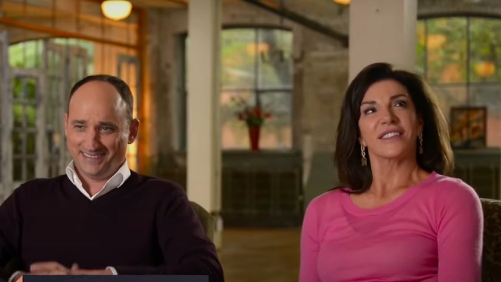 David Visentin and Hilary Farr in an HGTV promo