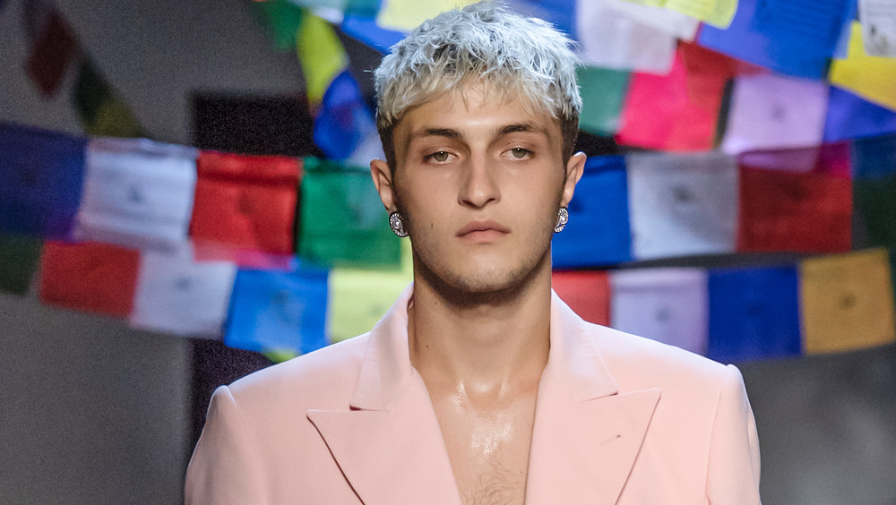 Anwar Hadid posing