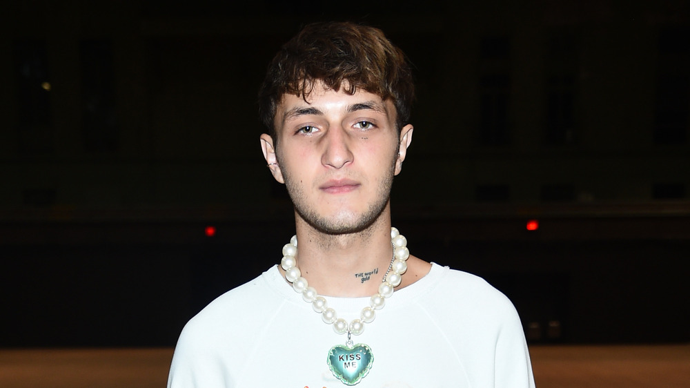 Anwar Hadid posing