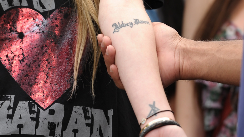 Avril Lavigne tattoos