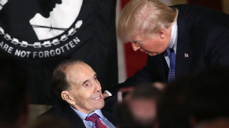 Bob Dole and former president Donald Trump