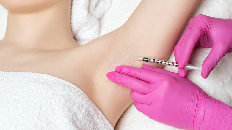 Botox being used to treat excessive sweating