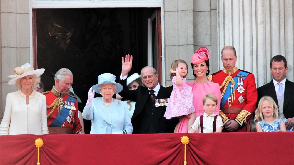 The royal family at the Trooping of the Colour ceremony