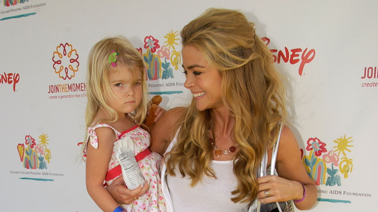 Lola Sheen as a baby with mom Denise Richards