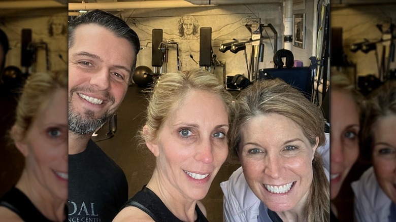 Dana Bash's gym selfie