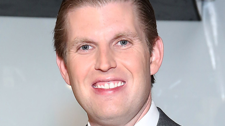 Eric Trump smiles