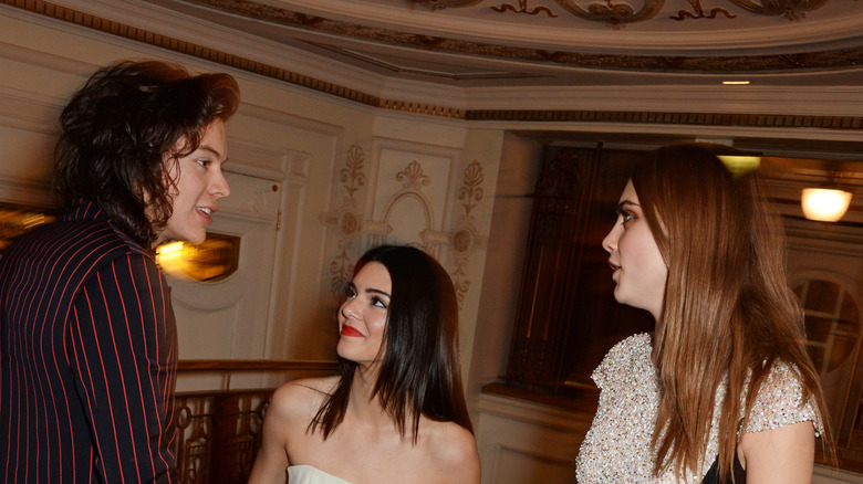 Harry Styles, Kendall Jenner, and friend