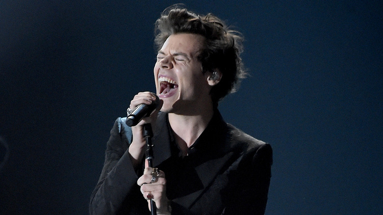 Harry Styles performs onstage