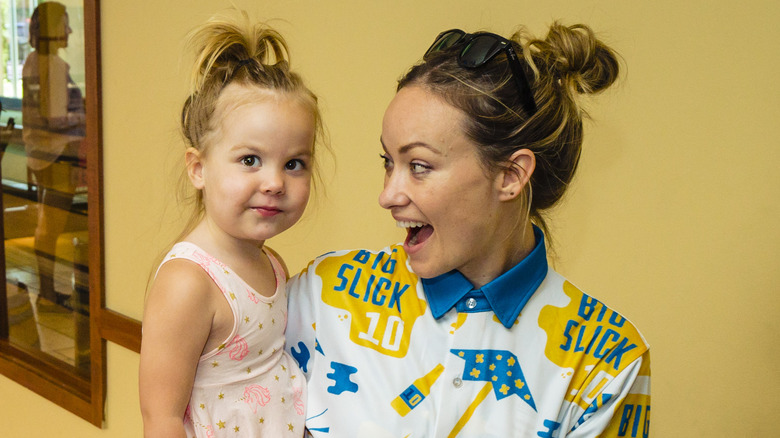 Olivia Wilde and her daughter Daisy Sud