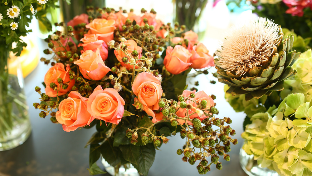 Flowers in a vase 